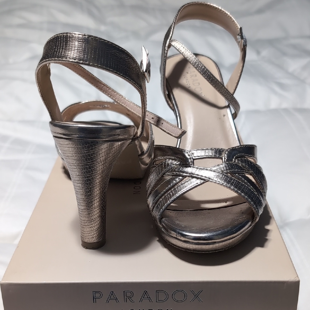 Paradox London 'Eleanor' Strappy Heeled Sandals
